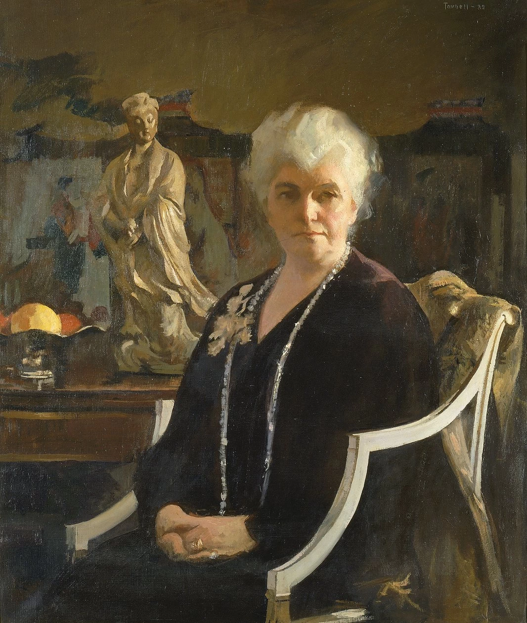 Edmund Tarbell - Ritratto della signora Edmund